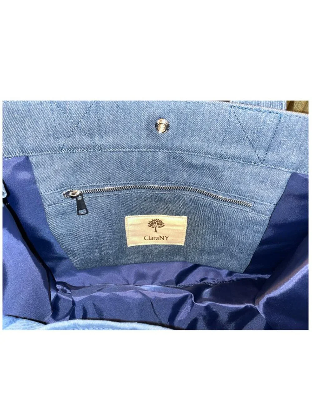 ClaraNY denim tote